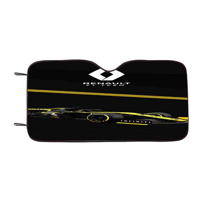 Renault Formula One Car Auto Sun Shade Windshield Cover