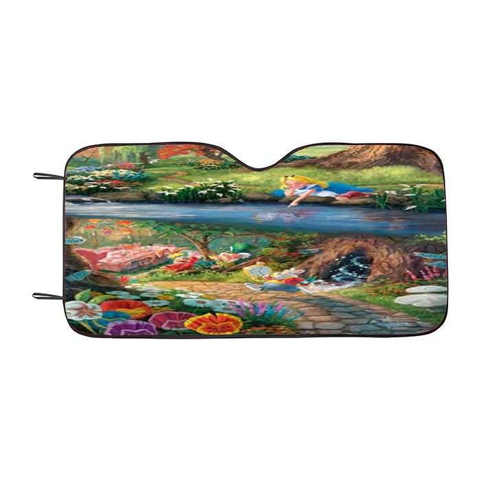Alice In Wonderland Car Auto Sun Shade Windshield Cover