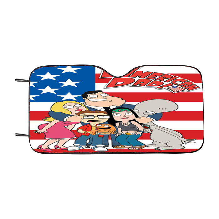 American Dad Car Auto Sun Shade Windshield Cover