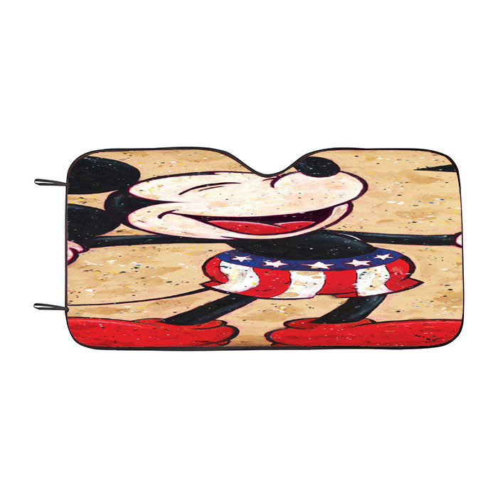American Vintage Mickey Mouse Car Auto Sun Shade Windshield Cover