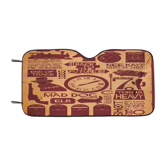 Back To The Future Items Car Auto Sun Shade Windshield Cover