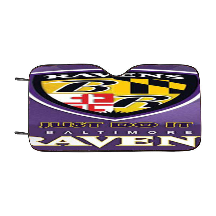 Baltimore Ravens Shield Car Auto Sun Shade Windshield Cover