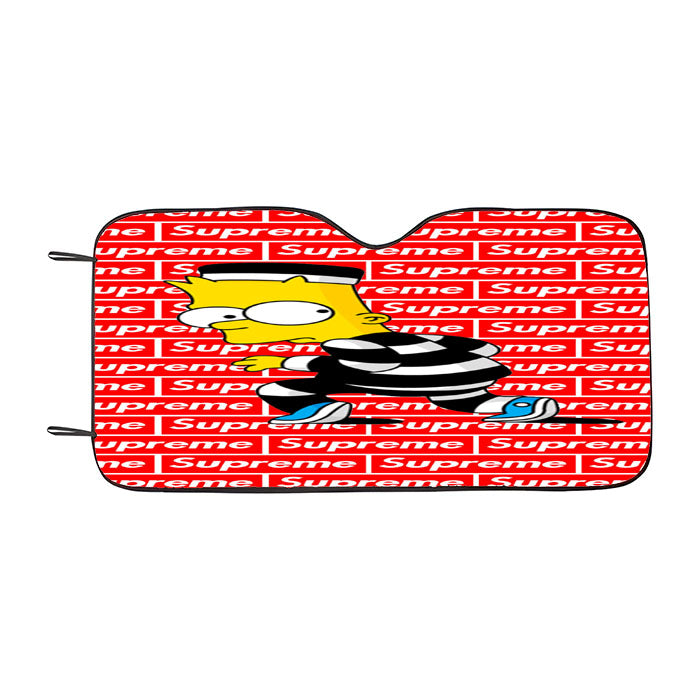 Bart Simpson Supreme Car Auto Sun Shade Windshield Cover
