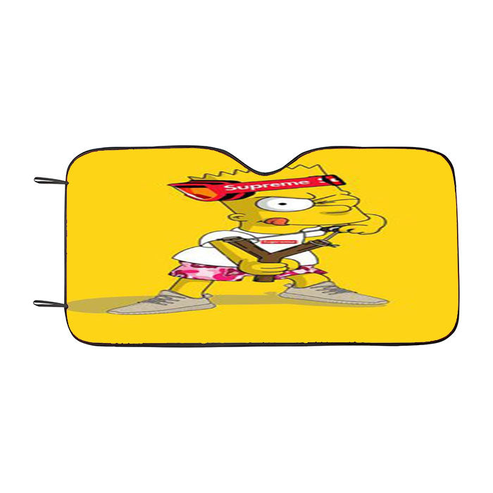 Bart Simpson Supreme Yeezy Car Auto Sun Shade Windshield Cover