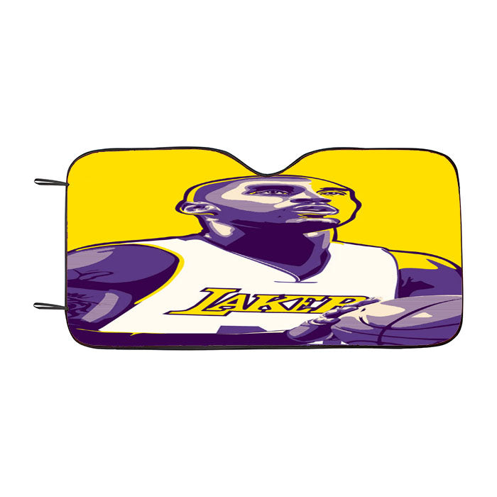 Black Mamba Lakers Kobe Bryant Nba Car Auto Sun Shade Windshield Cover