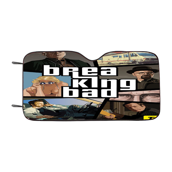 Breaking Bad Gta Style Art Car Auto Sun Shade Windshield Cover