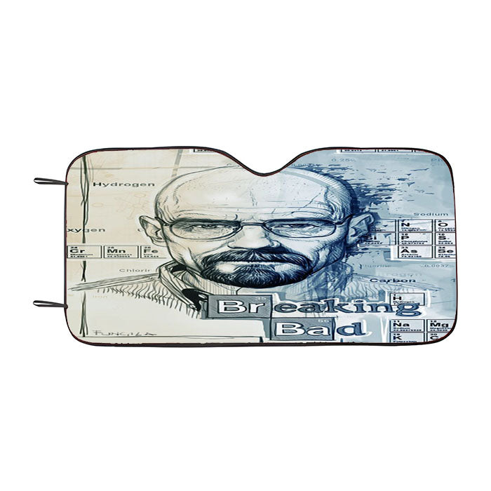 Breaking Bad Mr White Drawing Car Auto Sun Shade Windshield Cover