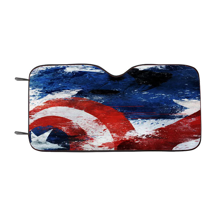 Captain America By Melissa Smith Car Auto Sun Shade Windshield Cover