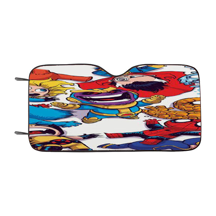 Cover Marvel 2 Car Auto Sun Shade Windshield Cover