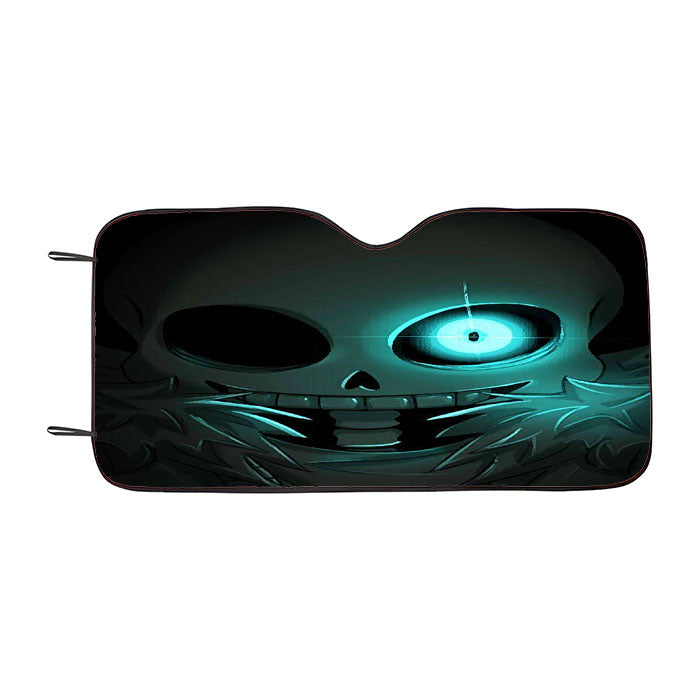 Cute Undertale Sans Skull Skeleton Car Auto Sun Shade Windshield Cover