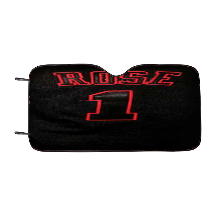 Derrick Rose Jersey Car Auto Sun Shade Windshield Cover