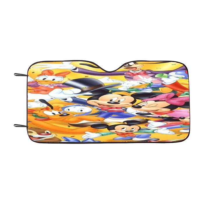 Disney Mickey Mouse And All Friends Car Auto Sun Shade Windshield Cover