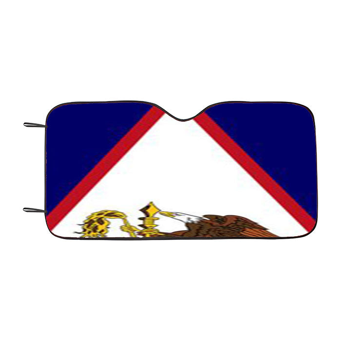 Flag Of American Samoa Car Auto Sun Shade Windshield Cover