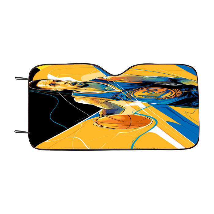Golden States Warrior Art Stephen Curry 30 Car Auto Sun Shade Windshield Cover
