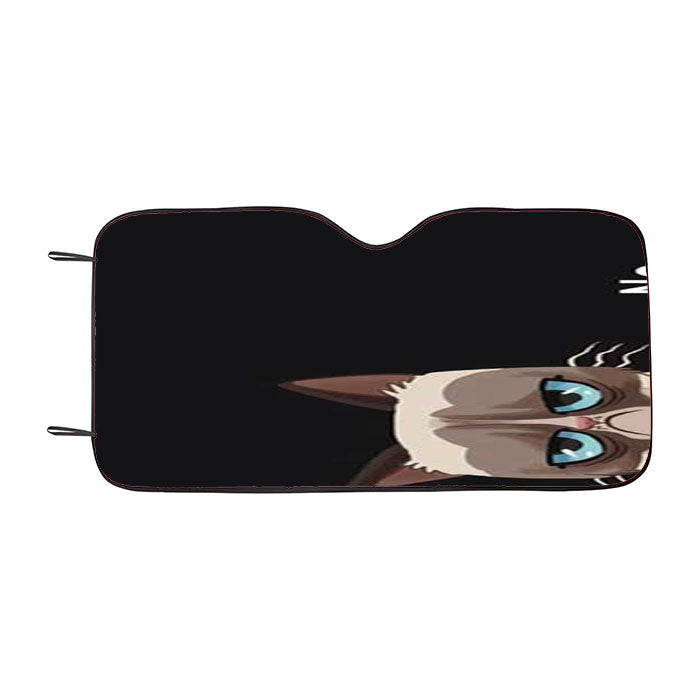 Grumpy Cat No Car Auto Sun Shade Windshield Cover