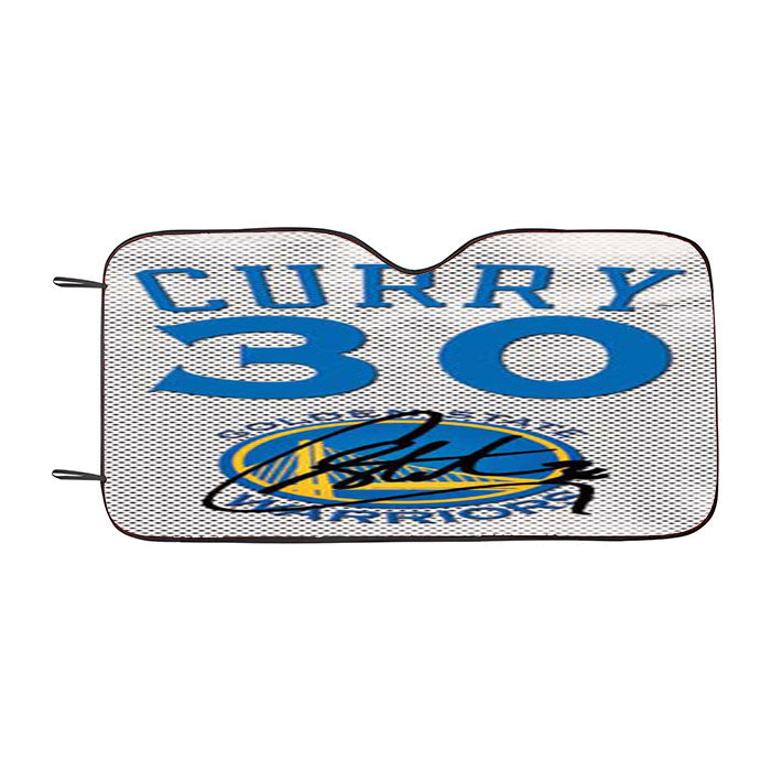 Gsw Stephen Curry Jersey Car Auto Sun Shade Windshield Cover