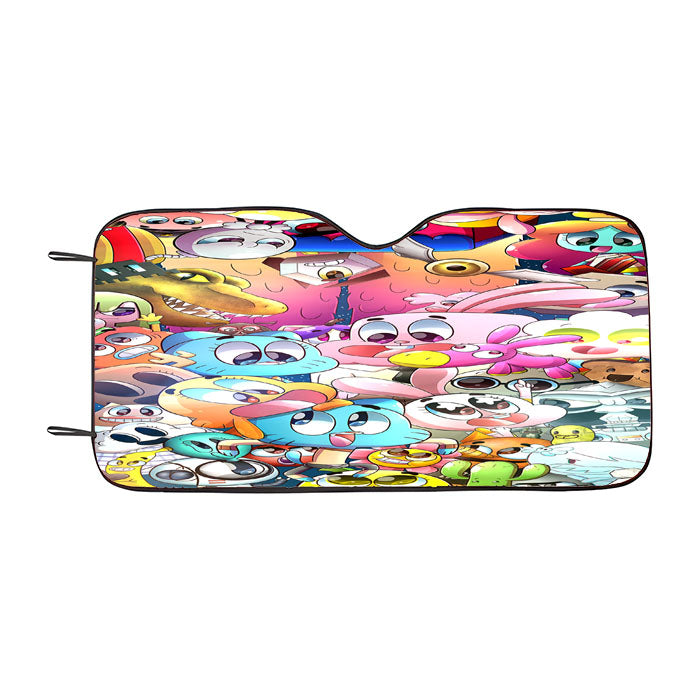 Gumball World Cartoon Network Animated Series Car Auto Sun Shade Windshield Cover