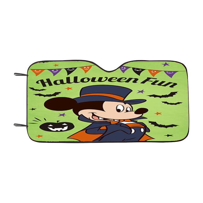 Halloween Fun Vampire Mickey Mouse Car Auto Sun Shade Windshield Cover