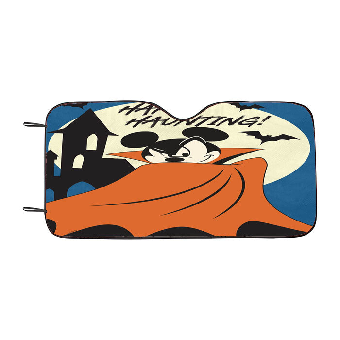 Happy Haunting Mickey Car Auto Sun Shade Windshield Cover
