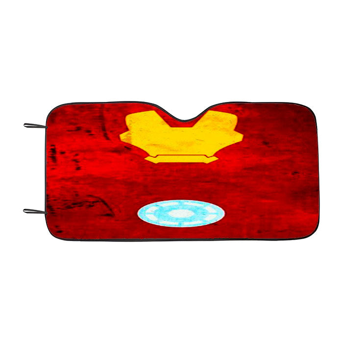 Iron Man Marvel Wall Art Car Auto Sun Shade Windshield Cover