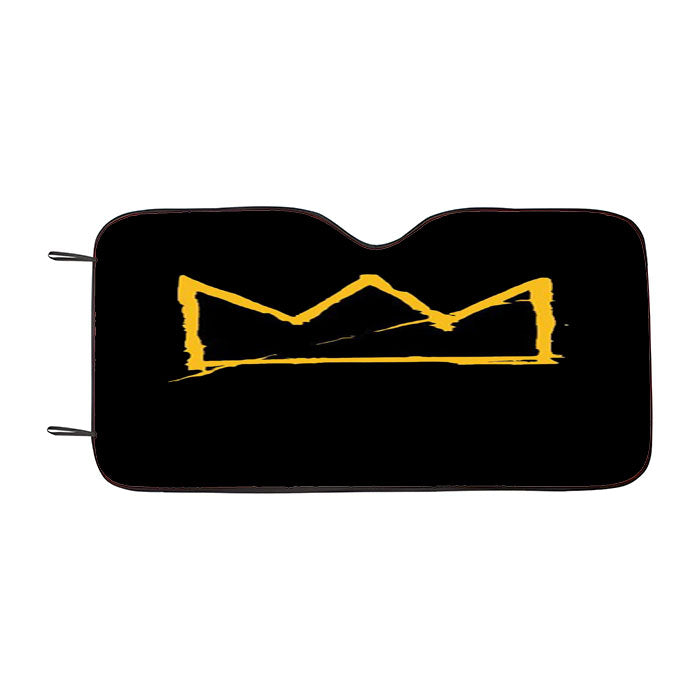 Jean Michel Basquiat Crown Graffiti Street Art Car Auto Sun Shade Windshield Cover