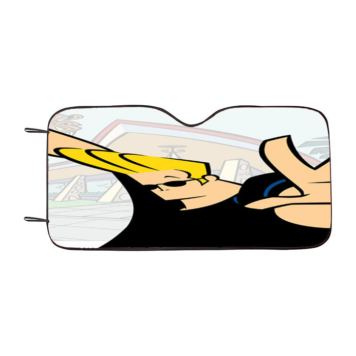 Johnny Bravo Car Auto Sun Shade Windshield Cover