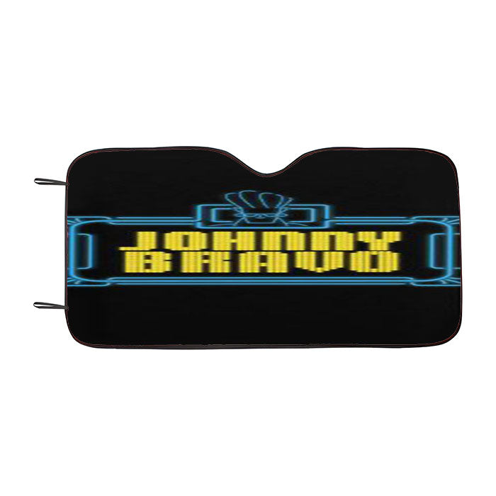 Johnny Bravo Neon Car Auto Sun Shade Windshield Cover