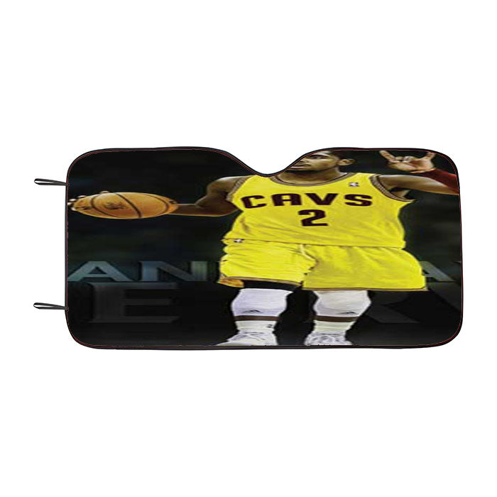 Kyrie Irving Horns Grey Car Auto Sun Shade Windshield Cover