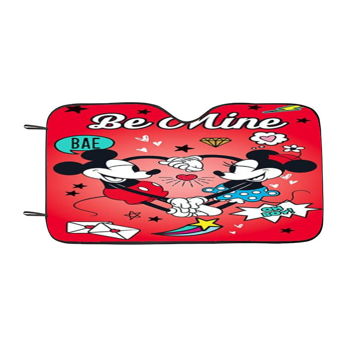 Loving Arms Mickey & Minnie Car Auto Sun Shade Windshield Cover