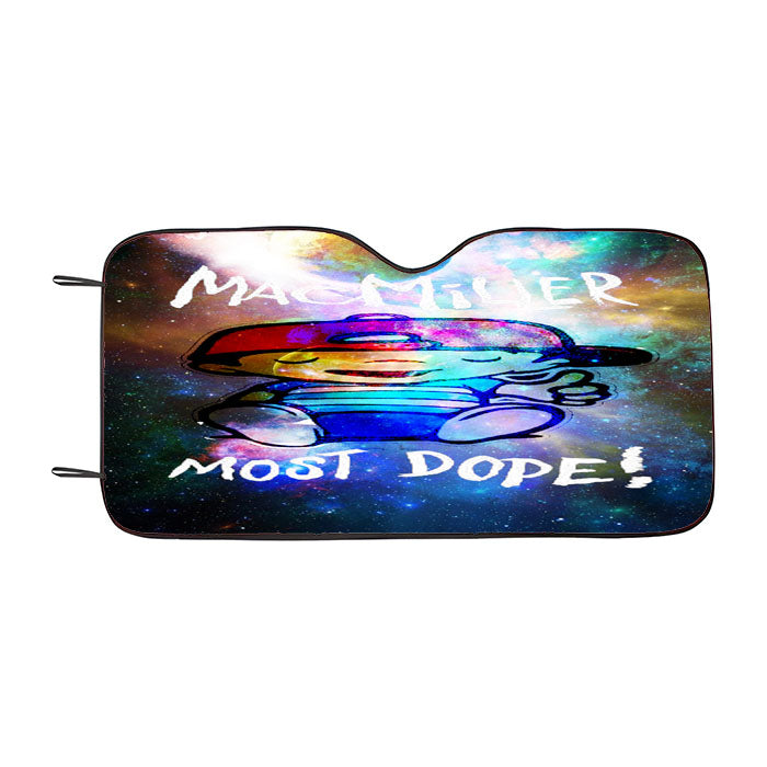 Mac Miller Most Dope Galaxy Nebula Car Auto Sun Shade Windshield Cover