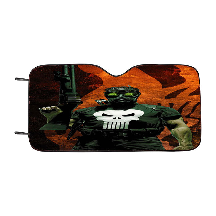 Marvel Punisher Car Auto Sun Shade Windshield Cover