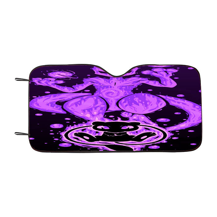 Mew And Mewtwo Pokemon Psychic Car Auto Sun Shade Windshield Cover