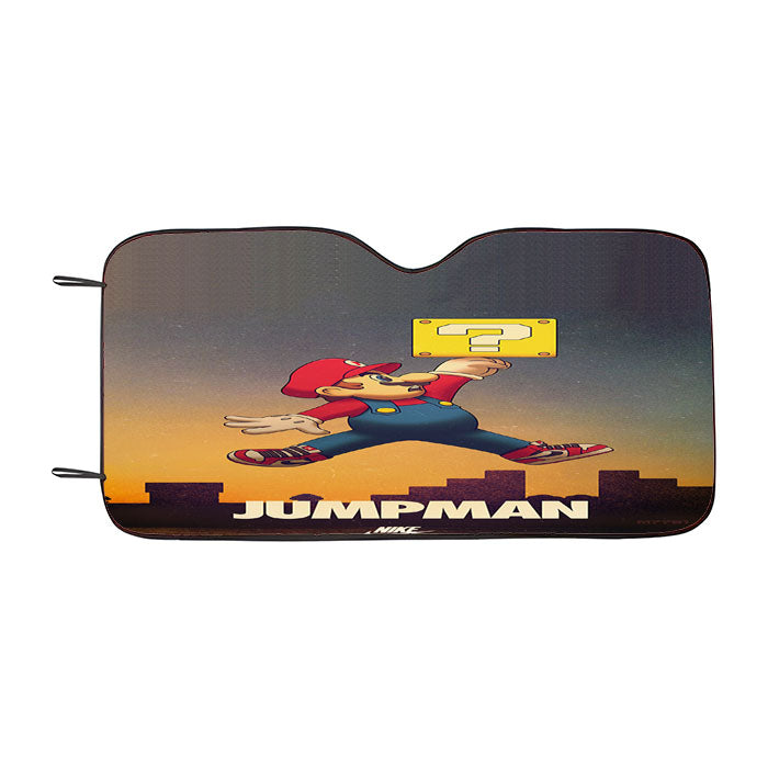 Michael Jordan Super Mario Supreme Car Auto Sun Shade Windshield Cover