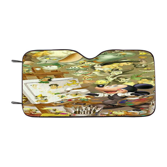 Mickey Car Auto Sun Shade Windshield Cover