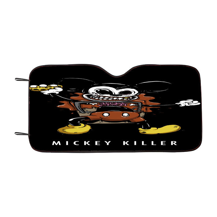Mickey Killer Chocolate Car Auto Sun Shade Windshield Cover