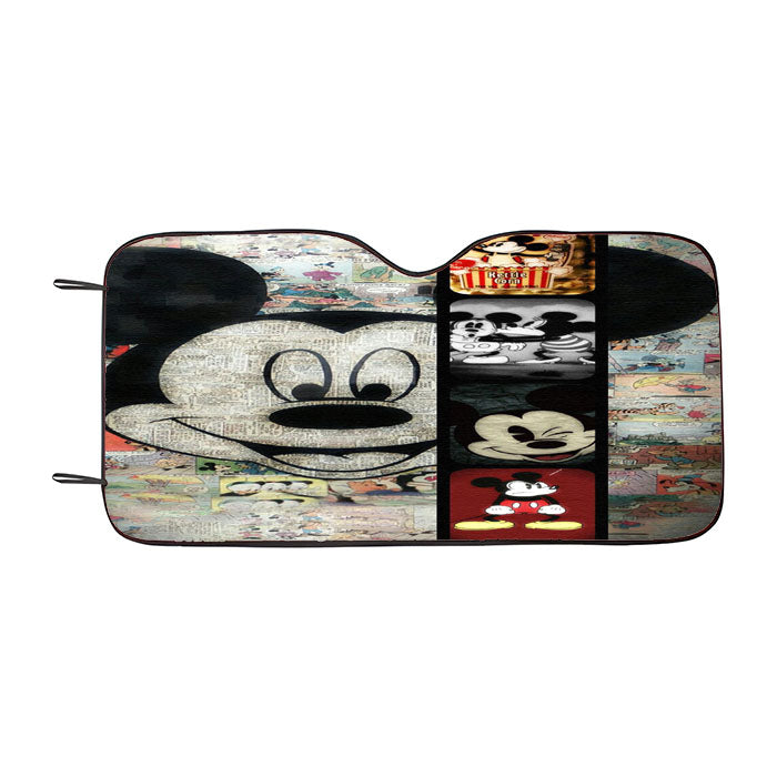 Mickey Mouse And Disney Comic Car Auto Sun Shade Windshield Cover