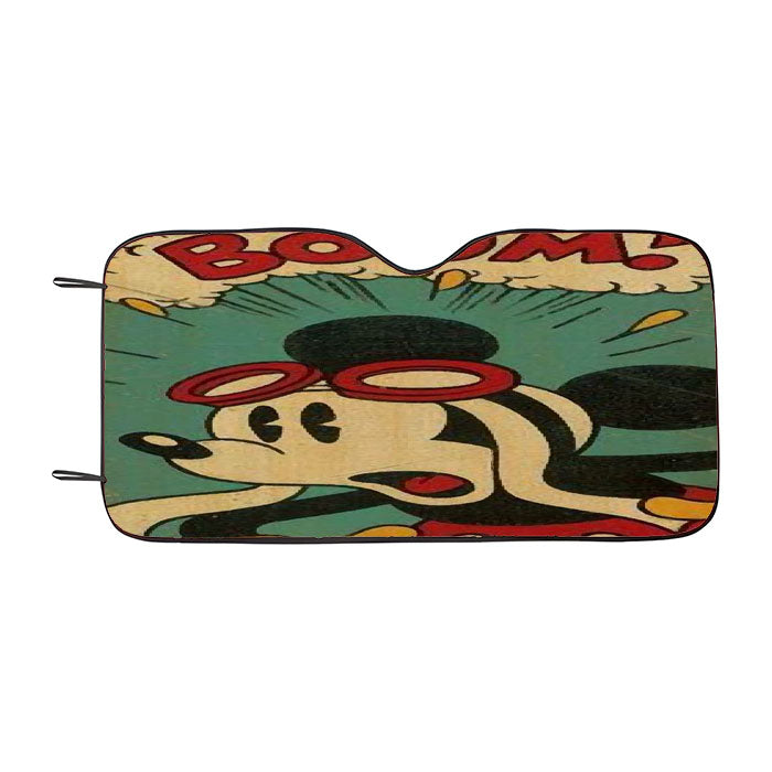 Mickey Mouse Disney Comic Car Auto Sun Shade Windshield Cover