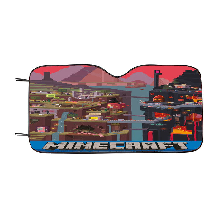 Minecraft Creative Car Auto Sun Shade Windshield Cover