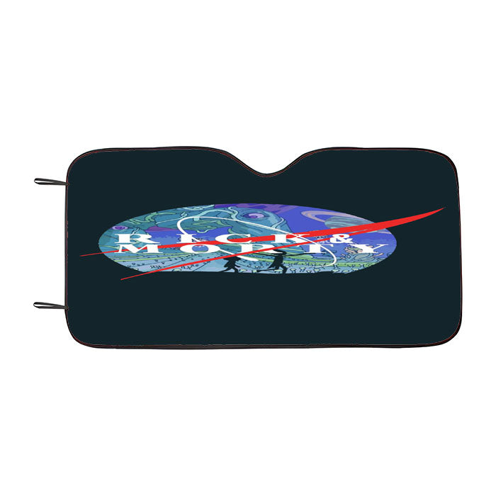 Nasa Rick And Morty Galaxy Car Auto Sun Shade Windshield Cover