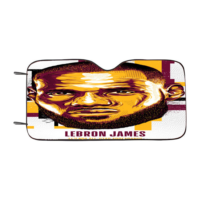 Nba All Star Lebron James Car Auto Sun Shade Windshield Cover