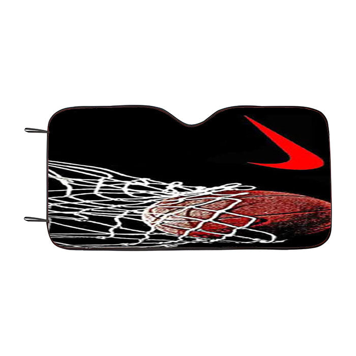 Nike Basketball Never Stop Car Auto Sun Shade Windshield Cover