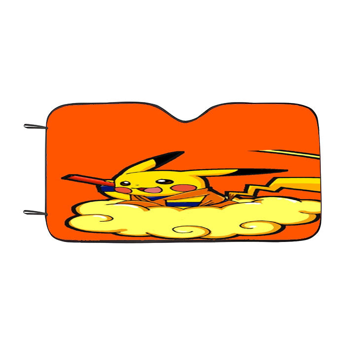 Pikachu Goku Dragon Ball Car Auto Sun Shade Windshield Cover