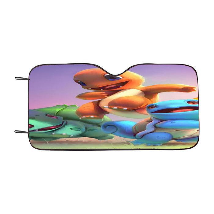 Pikachu Pokemon Anime Car Auto Sun Shade Windshield Cover