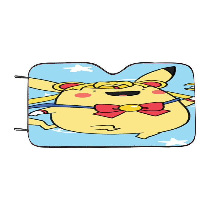 Pikachu Sailor Moon Car Auto Sun Shade Windshield Cover