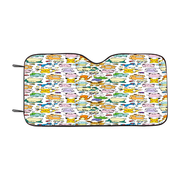 Pokemon Pattern Car Auto Sun Shade Windshield Cover