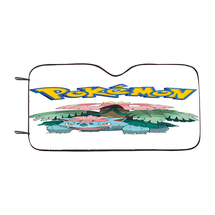 Pokemon Venusaur Pokedex Car Auto Sun Shade Windshield Cover