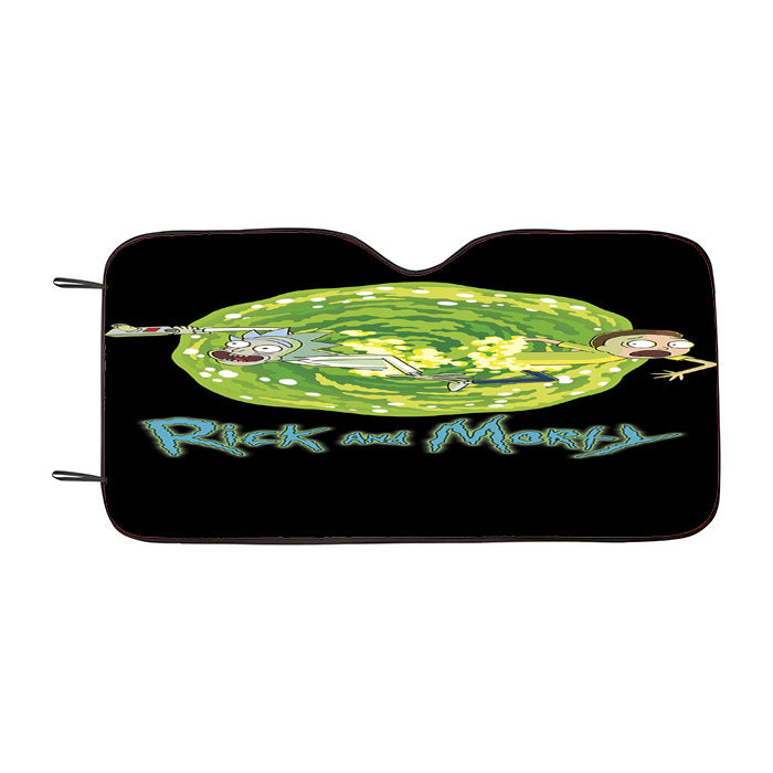 Rick And Morty Car Auto Sun Shade Windshield Cover