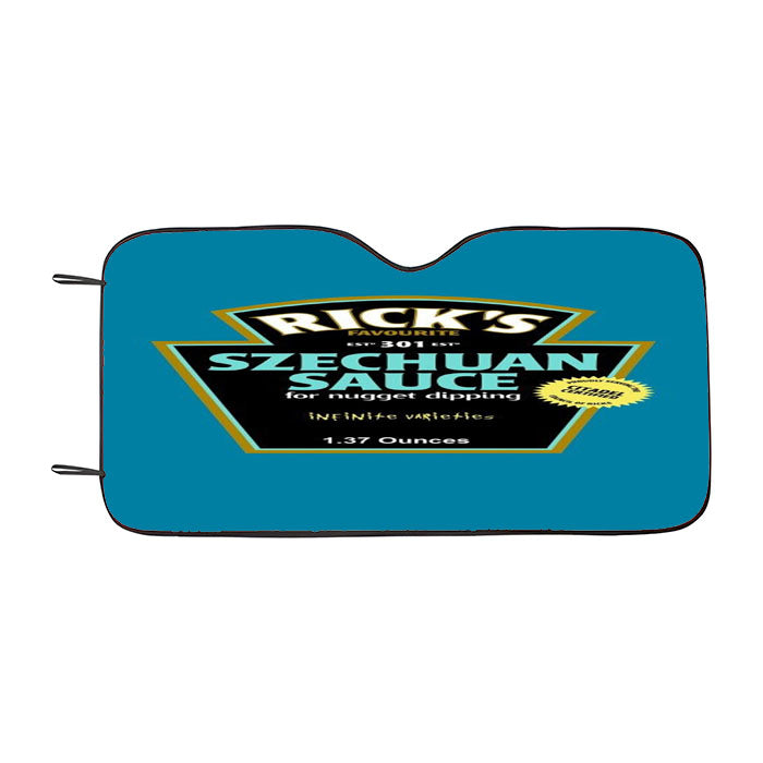 Rick Favourite Szechuan Sauce Nugget Dipping Car Auto Sun Shade Windshield Cover