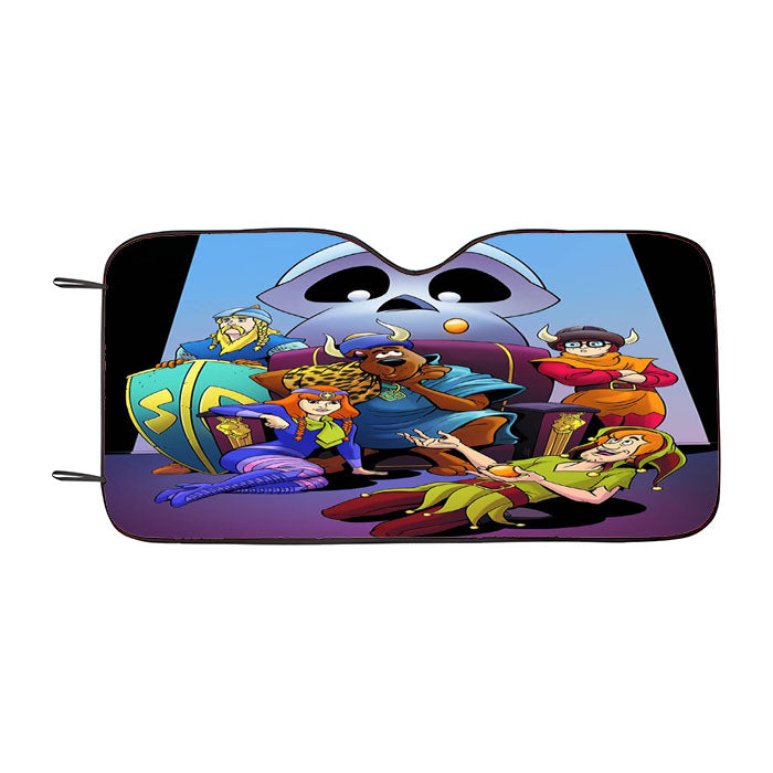 Scooby Doo And Mystery King Team Car Auto Sun Shade Windshield Cover