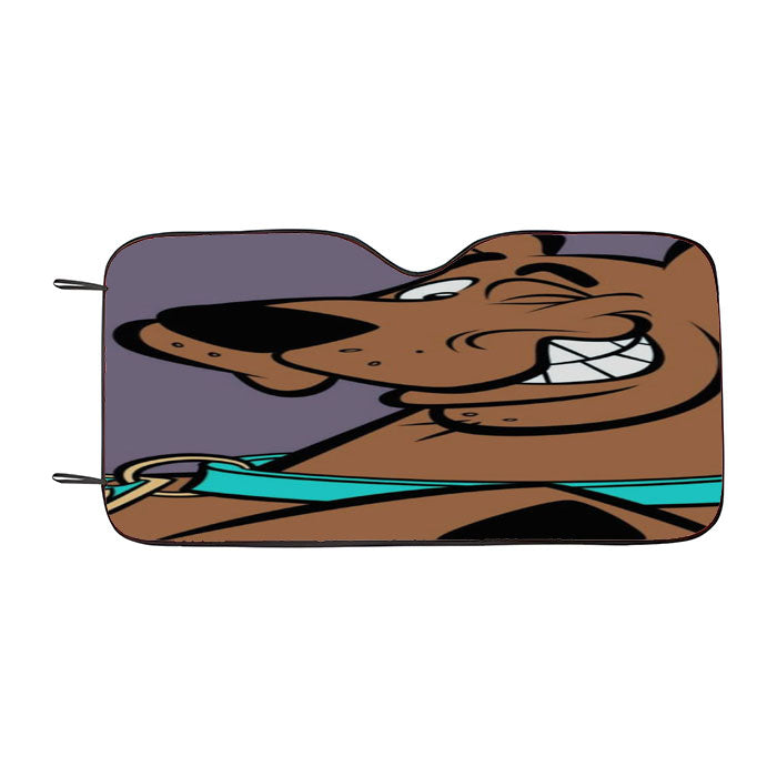 Scooby Doo Face Happy Smile Car Auto Sun Shade Windshield Cover